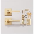 thumbnail image 4 of Sure-Loc VN107 FBL Verona Single Cylinder Keyed Entry Door Lever Set - Black, 4 of 6