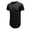 tshirts 12#Black, variant on T Shirts for Man Curved Hem Crew Neck Short Sleeve Solid Color Stretch Fit Fashion Street Wear Basic Tee Versatile Casual Summer T-Shirt,Grey,XL