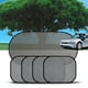 thumbnail image 1 of Juego de Sombras para Ventanas de Auto con Malla, Paquete de 5 Pantallas de Protección Solar de Ajuste Universal para SUV, Minivans, Autos de Tamaño Completo, Negro Semitransparente con Ventosas, 1 of 9