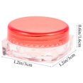 thumbnail image 2 of OUNONA 50Pcs Mini Cake Containers Storing Makeup Powder or Cream Small Storage Boxes with Lids for Users, 2 of 8