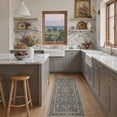 thumbnail image 2 of KUETH 2.5X8 Runner Rug Machine Washable, Kitchen Runner Rug for Floor and Hallway, Non Slip Throw Area Rug with Rubber Backing for Living Room、 Entryway、Bedroom and Dining Room, 2 of 4