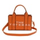 thumbnail image 3 of Bolso Bandolera para Mujer Letras en Bolsos Mano A La Satchel () Naranja, 3 of 5