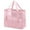 Pink, variant on Large Travel Beach Bag - Mesh Organizer Pouch - Lightweight Foldable - for Swimwear, Towel Accessories - Polyester