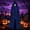 Navy, variant on JOANKDMI Unisex Halloween Hooded Cape Smooth Velvet-Like Long Cloak Costume Accessories for Wicca Vampire Role Play Party Gothic Theme Festivals