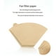 thumbnail image 4 of Papel de Filtro de Café Cónico de Pulpa de Madera Espesa - Forma de Abanico para Una Extracción Uniforme, Compatible con Cafeteras Americanas y de Goteo Manual, Paquete de 100 (40 Mm), 4 of 5