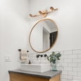 thumbnail image 4 of LNC Modern/Contemporary 3-Light Bathroom Vanity Light Gold Finish with Glass Shade, 4 of 11