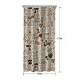 thumbnail image 5 of I Love My Dogs Art Shower Curtain 36"x72" ,Bathroom Decorative Shower Curtains Set with 12 Hooks,Modern Waterproof Washable Shower Curtain, 5 of 6