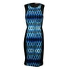 Calvin Klein Women's Geo Print Scuba Sheath Dress