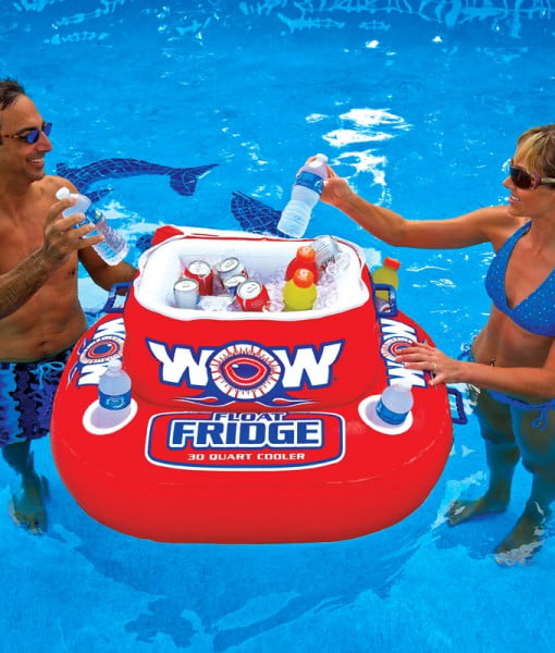 WOW World of Watersports 11-2000 Float Fridge 30-Pack Cooler 