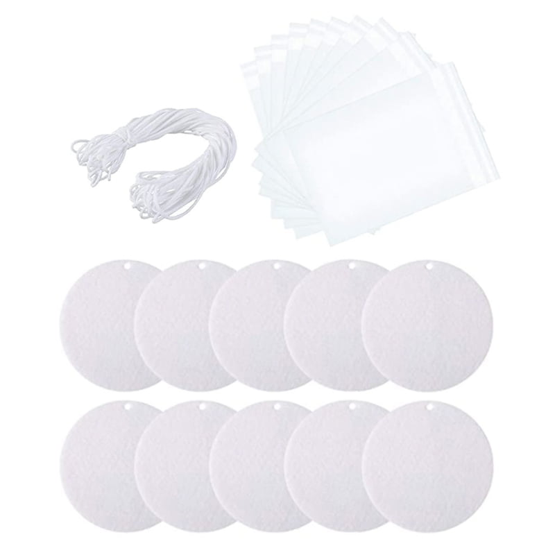 10 Pcs Sublimation Air Freshener Blanks Car Scented Hanging Felt