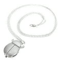 thumbnail image 4 of Silver Tone Ladybug Beetle ANTI-TARNISH Pocket Watch Necklace Pendant Watch-LB-S-6, 4 of 9