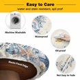 thumbnail image 3 of Elastic Fitted Round Tablecloth, Starfish Coastal Waterproof Stretch Table Cover for 55"-60" Tables, Blue Eucalyptus Leaf Ocean Conch Vintage Washable Outdoor Tablecloths for Patio, Picnic, Camping, 3 of 9