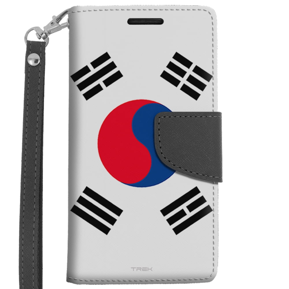 LG Leon Wallet Case South Korea Flag by Trek Media Group