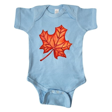 

Inktastic Red Canadian Maple Leaf Gift Baby Boy or Baby Girl Bodysuit