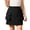Black, variant on QTBIUQ Girls Cargo Skirt Elastic Waist A-Line Short Skirt with Pockets Casual Summer Skirt