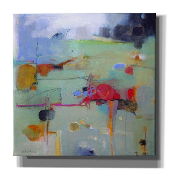 Epic Graffiti 'The In-Between' by Dorothy Gaziano, Giclee Canvas Wall Art, 37"x37"