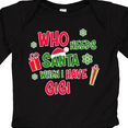 thumbnail image 4 of Inktastic Who Needs Santa when I Have Gigi Boys or Girls Long Sleeve Baby Bodysuit, 4 of 5