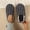 Black-A, variant on House Slippers for Women Men Warm Cozy House Shoes Fuzzy Home Shoes with Memory Foam Indoor and Outdoor