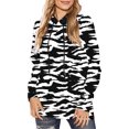 thumbnail image 2 of Pntutb Mujer Moda Causul Con Capucha Impreso Manga Larga Sudadera Chaqueta Blusa Abrigo Pntutb Pntutb-6315, 2 of 4
