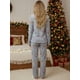 thumbnail image 3 of Set De 2 Pijamas Afelpadas Mujer Unitalla Polar Pantalón Sudadera Ropa Invierno, 3 of 5