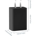 thumbnail image 5 of Fu1997 5V 2A Fast Charging USB Wall Charger, for Baby Bottle Warmer, Phone, iPad, Kindle, Black, 5 of 6