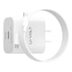 thumbnail image 1 of Cargador Pd 20w Tipo C Carga Rápida U-volt + Cable C A C Color Blanco Vgr005, 1 of 8