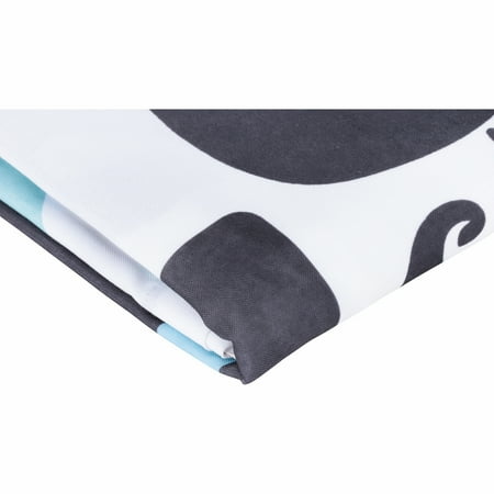 Allure Home Creation Whale Watch Fabric Shower Curtain