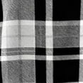 thumbnail image 4 of Plaid Sweatshirts Womens Long Sleeve Jean Denim Patchwork Trendy Tops Crew Neck Blouses Loose Pullover Shirts (2XL, Black), 4 of 6