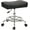 1PK,Black Square Seat, variant on Heavy Duty Extra Wide Rolling Stool PU Leather Thickened Seat Cushion with Foot Rest Adjustable Height Swivel with Wheels for Spa Salon Tattoo Work Massage Barstool, 1PK,Black Square Seat