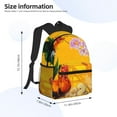 thumbnail image 2 of Disketp The Chicken Family Mochila Ligera Clásica con Múltiples Bolsillos, Mochila Casual para Hombre y Mujer, Ideal para Escuela, Trabajo y Viajes, 2 of 6