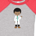 thumbnail image 4 of Inktastic African American Boy, Doctor, Lab Coat, Medicine Boys Baby Bodysuit, 4 of 5
