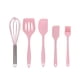 thumbnail image 2 of Juego de utensilios de cocina de 5 piezas, utensilios de cocina de silicona fáciles de limpiar, utensilios de cocina para utensilios de cocina antiadherentes (acero inoxidable rosa), 2 of 5