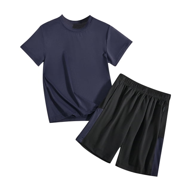 Tank Top Set for Girls, Solid Color Bubble Ruffle Trim Round Neck and Shorts 2-Piece Summer Casual Outfit for Kids