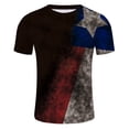 thumbnail image 5 of YDLCAFD T-Shirt d'Été Mode Décontractée Col Rond Impression Numérique 3D Fête de l'Indépendance Manches Courtes, 5 of 5