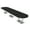 Black Cypress w/Silver Base no Electric, variant on 18 Person Modular Racetrack Boardroom Table Metal Bases Power Modules