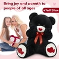 thumbnail image 5 of MaoGoLan 4ft Big Teddy Bear with Love Footprints 47"Giant Bear Plush Toys, 5 of 8