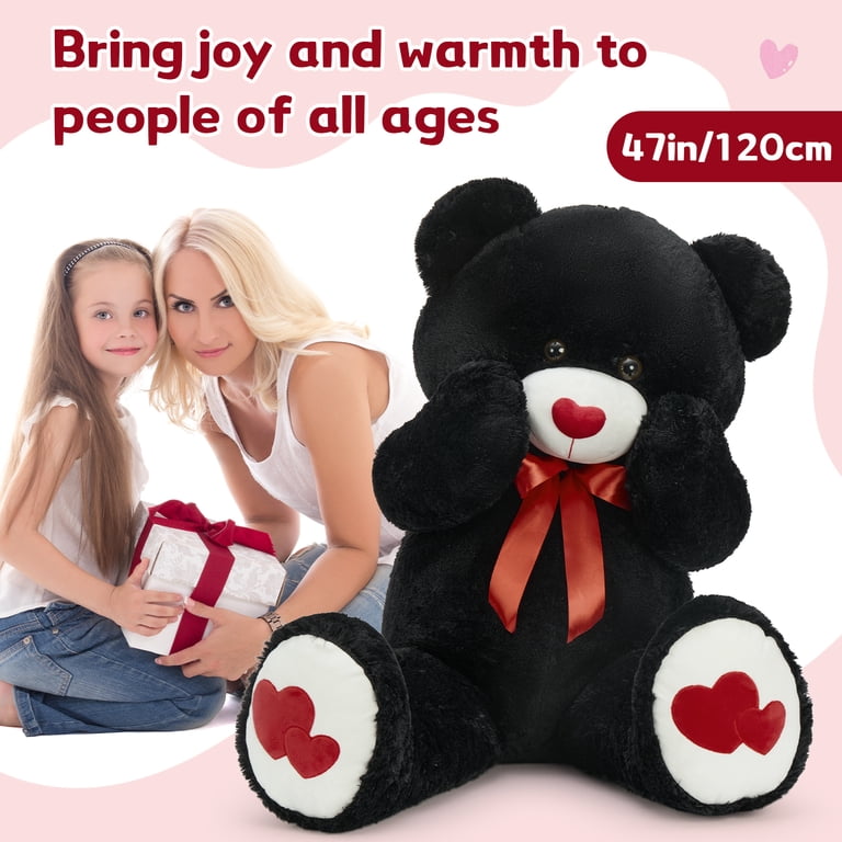 MaoGoLan 4ft Big Teddy Bear with Love Footprints 47