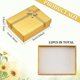 thumbnail image 2 of Paquete de 12 cajas de regalo de cartón kraft dorado para joyería, collar, anillo, caja de 3,5 x 2,5 x 1 con lazos, 2 of 9