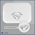 thumbnail image 5 of Five Oceans Boat Hatch, Marine Access Hatch, Boat Hatch Lids, Recessed Handle Locking System, 10-5/8" x 14-3/4", White Premium Series - FO3624, 5 of 9