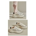 thumbnail image 3 of Summer Sneakers for Women,Sports Shoes Anti Slip with Thick Sole,Breathable Rise Stylish for Walking,Running,Shopping (Khaki), 3 of 9