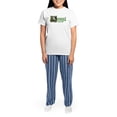 thumbnail image 4 of CafePress - County Donegal Women's Light Pajamas - Women's Short Sleeve Print T-Shirt and Pants Light Cotton Pajama Set, 4 of 7