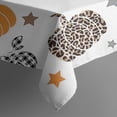 thumbnail image 5 of Fall Pumpkins Stars Pattern Square Tablecloth,Waterproof Square Table Cover,Wipeable Spillproof Washable Table Cover for Home Kitchen Party Decor 42"X42"(107x107cm), 5 of 6