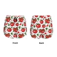 thumbnail image 4 of Disketp Hand Drawn Tomatoes Print Women's Shorts Workout Shorts for Athletic Gym Running Shorts with Phone Pockets Large, 4 of 8