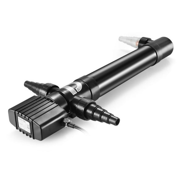 55W UV Sterilizer Light  Water Clarifier Lamp Ultraviolet Filter with Bulb Tube for Aquarium Pond Tank Gold Fish Reef Koi