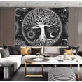 thumbnail image 3 of Gojian Tree of Life Tapestry Wall Hanging Sun Moon Stars Tapestries Aesthetic Galaxy Wall Tapestry Nature Home Decoration for Living Room Bedroom, 3 of 6