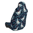 thumbnail image 2 of Wukai Glowing Butterfly Full Set Car Seat Covers with Soft Padding Universal Auto Front Seats Protector and Cushion Mat, 2 of 5