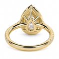 thumbnail image 6 of vylahjewellery Pear Cut Moissanite Ring, Sparkling Halo Engagement Ring for Women, Pave Wedding Band, Anniversary Promise Ring, 6 of 7