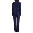 thumbnail image 3 of Blis Women's Long Sleeve Classic Button Down Pajama Pant Set, 3 of 3