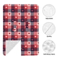 thumbnail image 5 of Naloa Heart Plaid Baby Car Seat Cover, Breathable Baby Carrier Cover, Multiuse Baby Carrier Cover & Nursing Breastfeeding Cover, 5 of 5