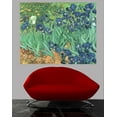 thumbnail image 2 of Wallhogs Van Gogh Irises (1889) Poster Wall Mural, 2 of 2